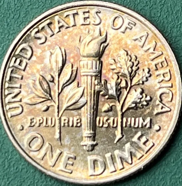 2019 D UNITED STATES ROOSEVELT ONE DIME Hight Grade Colourful Uncirculated Coin 3