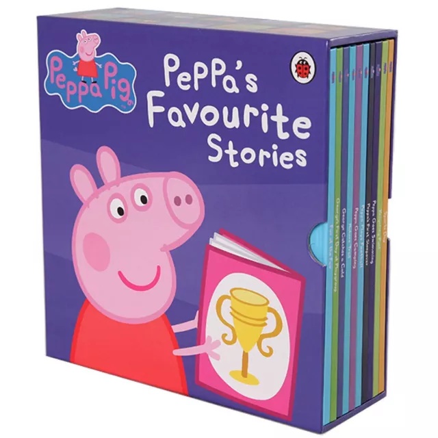 Peppa Pig Peppa's Favourite Stories 10 Book Box Set Free Fast Shipping