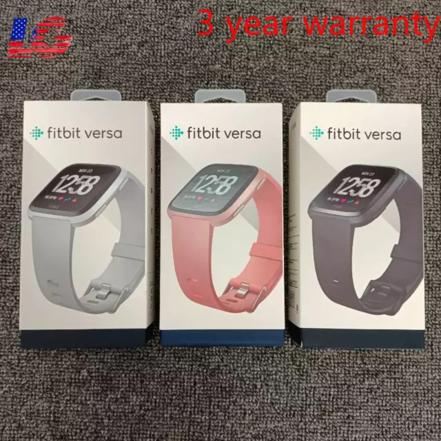 NEW Fitbit Versa Smart Watch Fitness Activity Tracker with S & L Sizes Band