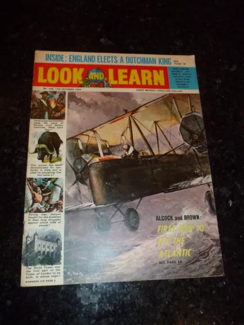 LOOK & LEARN - No 144 - Date 17/10/1964 - UK PAPER COMIC