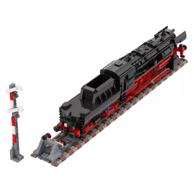 YOUFOY Steam Locomotive Train & Packs 2541 Pieces for Collection Creative Toys