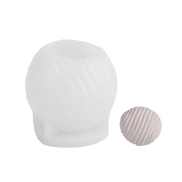 Molde de cera en forma de bolas espirales molde hecho a mano accesorios hechos a mano para cera