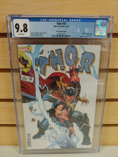 Thor #31 2023 Mahmud Asrar Thor #337 Homage Variant Cover CGC 9.8