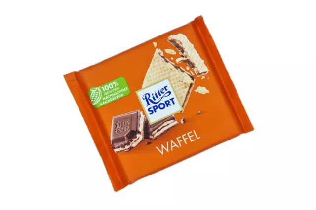 4x/8x Ritter Sport Wafer / Waffel genuine chocolate 🍫  TRACKED ✈ from Germany