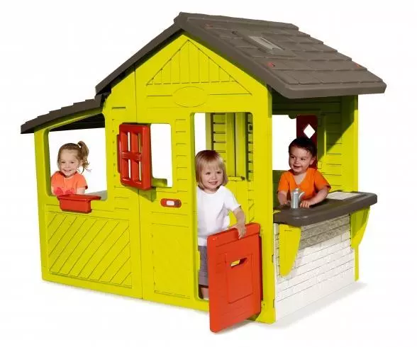 Smoby Neo Floralie Play House Childrens Kids Wendy House Toy