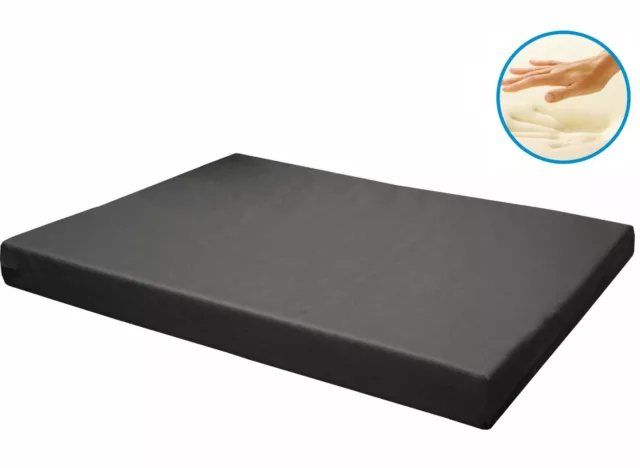 Waterproof Memory Foam Pet Dog Bed for Small Medium to Extra Large XL Crate Gray