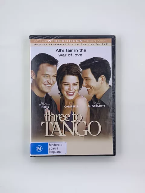 Three To Tango (DVD, 1999) New & Sealed. Region 4. Widescreen