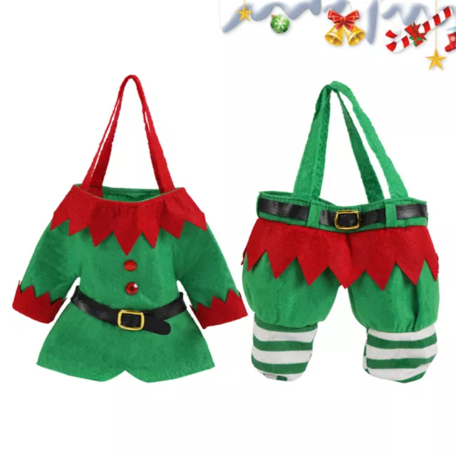 2 Pcs Décorations D'arbre De Noël Sachet Bonbon Noel Christmas Gift Bags À Main