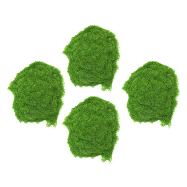 4 sacchetti di simulazione decorazione prato pianta artificiale in polvere