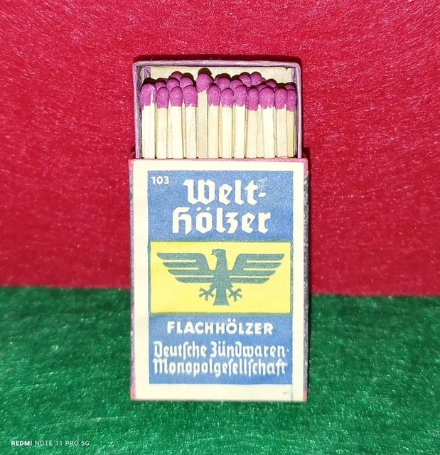 WW2 GERMAN WEHRMACHT Luftwaffe Individual Match Box Matches German