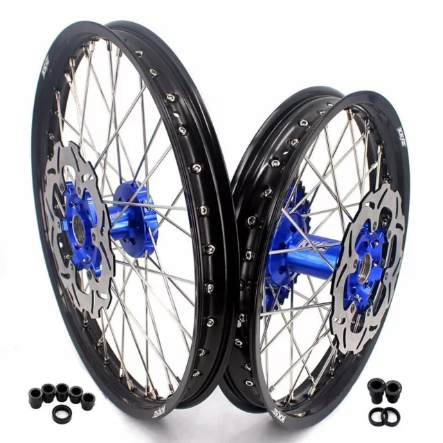 KKE 21-18 Enduro Wheels Fit YAMAHA YZ250F YZ450F 2015 YZ125/YZ250 2016 Disc Set