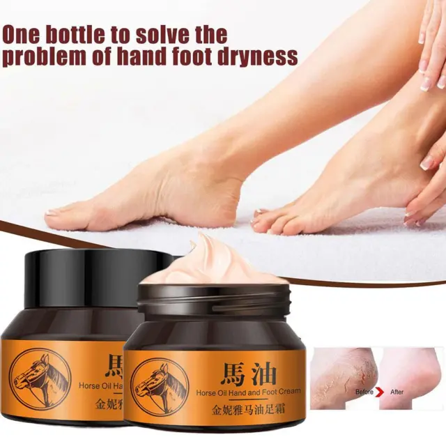 30g Horse Oil Hand Foot Cream, Natural Horse Oil Foot Repair Cream, A