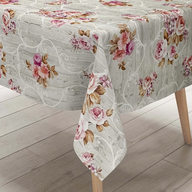 KEVKUS Nappe En Toile Cirée BU40 Zen Pierres Bambou Wellness Carré Rond Oval