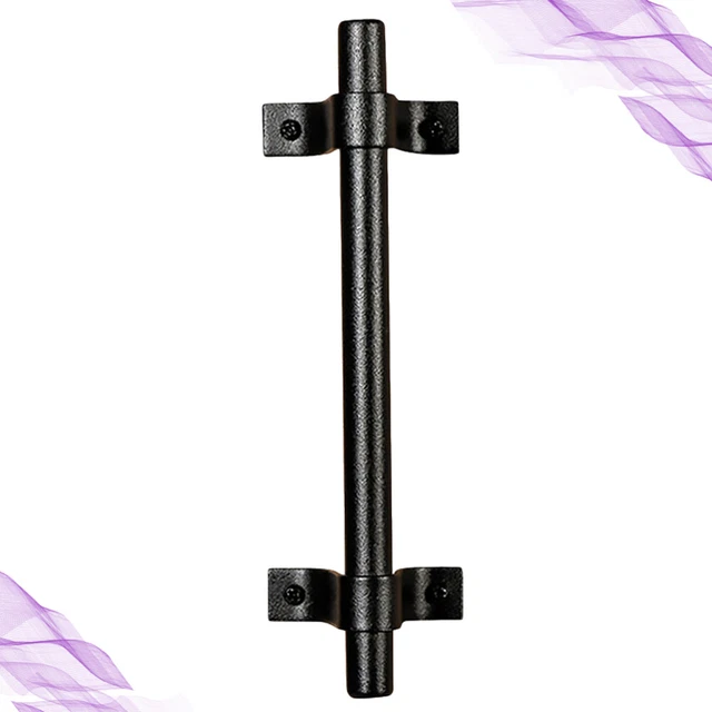 Maniglia Porta Garage In PVC Nero | 170mm | Per Aprire E Chiudere Facilmente | Fissaggio A 4 Viti - Foto 9