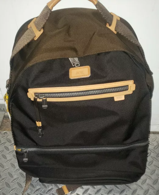 Amazing TUMI Alpha School Laptop Ballistic Nylon Black/Brown Backpack