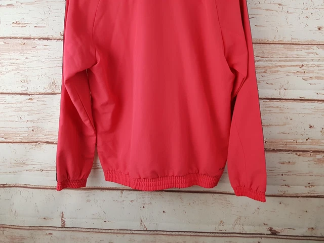 Adidas giacca da ginnastica per ragazze 11-12 anni rosa tuta top cerniera intera sport casual 11