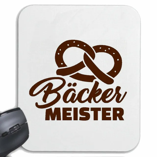 Mousepad Mauspad Bäckermeister - Bäcker - Konditor - Bäckerei - Konditorei