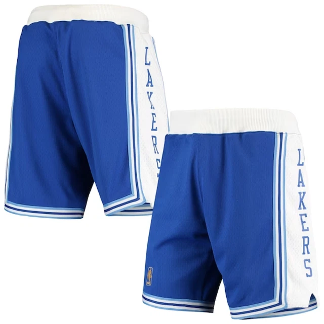 Pantaloncini Los Angeles Lakers (taglia 14-16y) NBA Mitchell & Ness per bambini - Nuovi