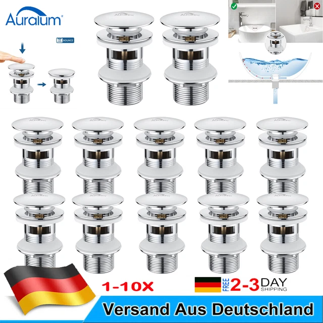 Kit Valvola Di Scarico Per Sifone Lavabo Sifone Lavabo Tubo - Foto 5