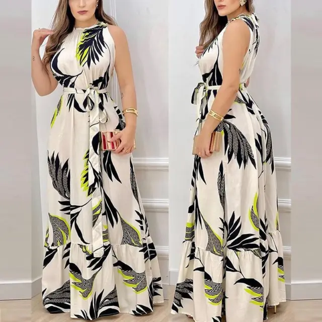 VESTIDOS ELEGANTES LARGOS Ropa De Moda Para Mujer Casuales De Fiesta Sexy  New £23.59 - PicClick UK