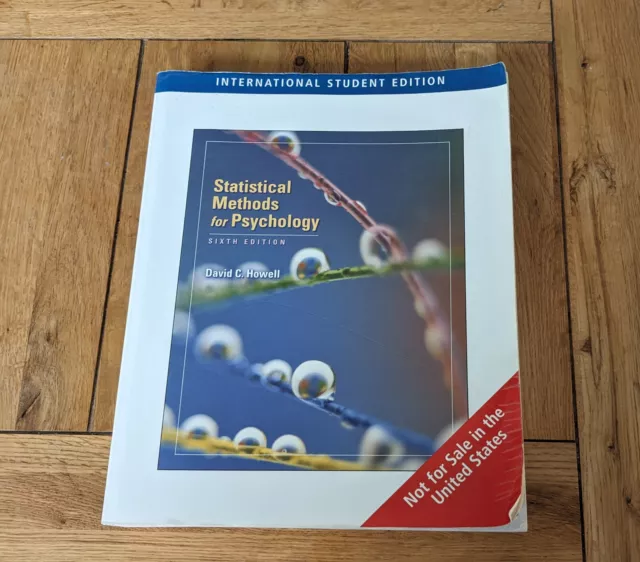 Statistical Methods for Psychology - 6th edition