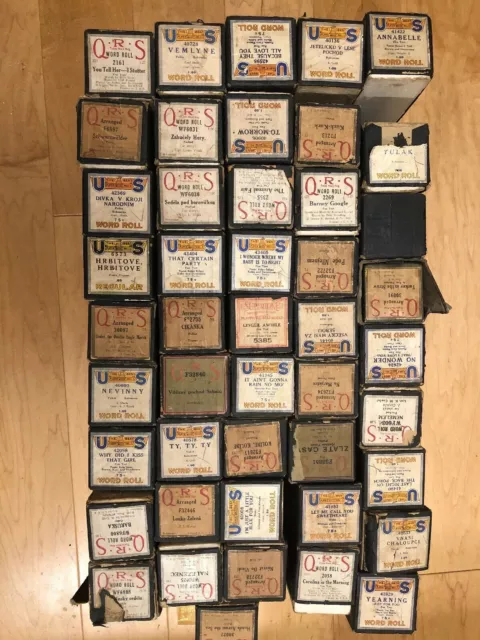 LOT of Antique Player Piano Rolls - $5 each * CHOOSE YOUR TITLE(S)