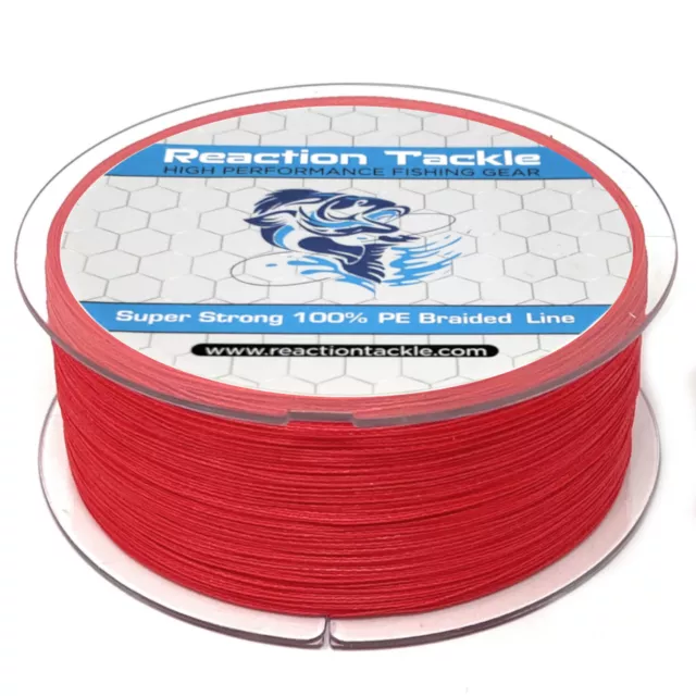 REACTION TACKLE 9 Strand Braided Fishing Line- Extreme Casting