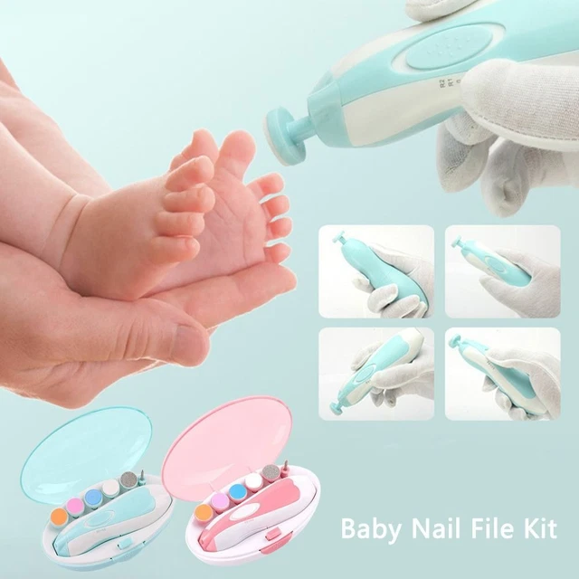 Garnitures des orteils pour tout-petits Kit de limes à ongles pour bébé