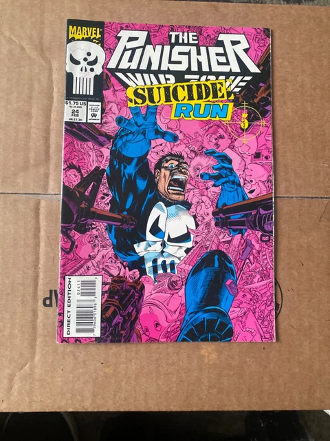The Punisher War Zone #24 Marvel comics  Feb 1994 Fine+/VF Suicide Run