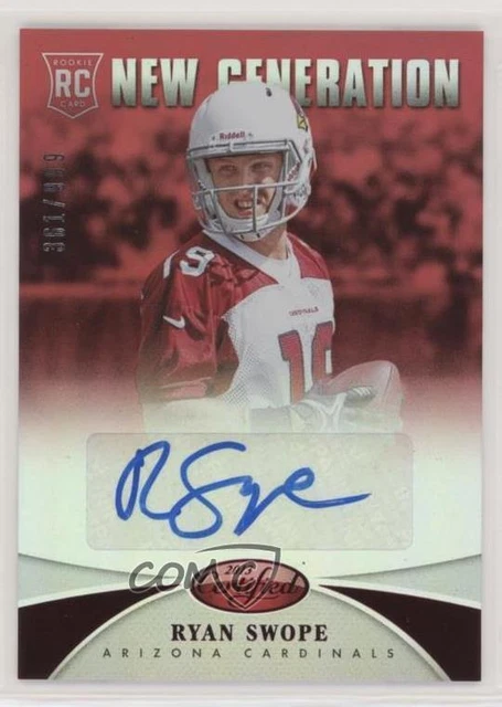 2013 Certified New Generation Mirror Red Signatures Ryan Swope Rookie Auto RC