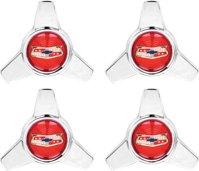 1957-58 Full Size Wheel Cover Spinner Set