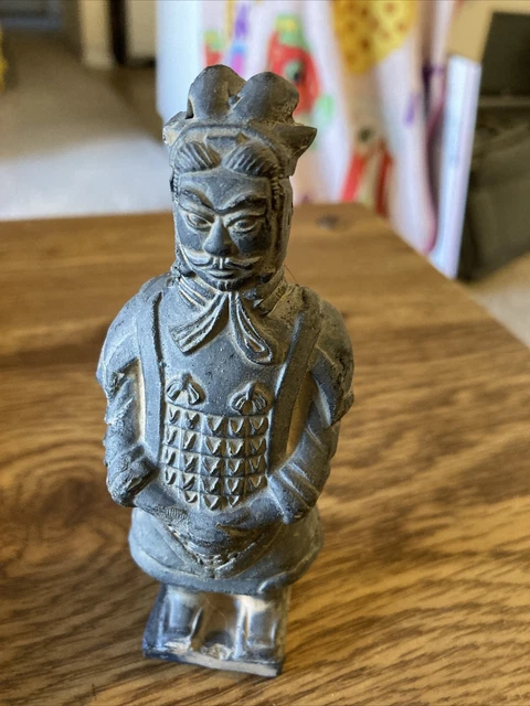 Vintage Terracotta Figure From The Tomb Of Emperor Shi of Qin Dynasty Warrior #1