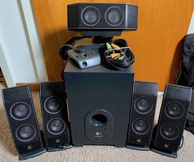 Logitech Audio LOGITECH X-540 5.1 Surround Sound Speaker System with Subwoofer £49.00 ...