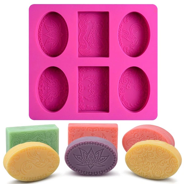 savon silicone Moule à gâteau Fournitures de savons Moule de bonbon de pudding