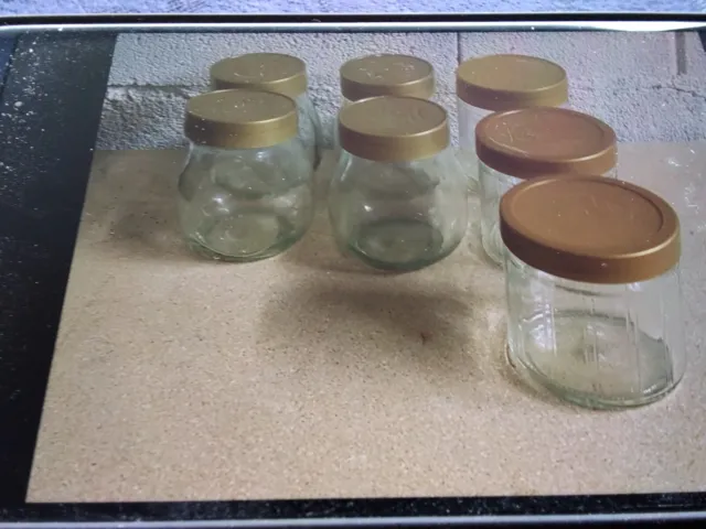 7 Stück Honig-Gläser Gläser 500ml leer  mit Deckel Imkereibedarf