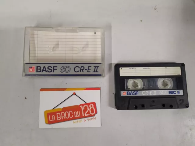 BASF 60 CR-E II - Vintage Audio Cassette Tape