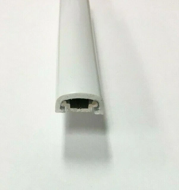 5/8 Wide Bright White RV Marine Camper Vinyl Trim Molding Flexible Screw Cover