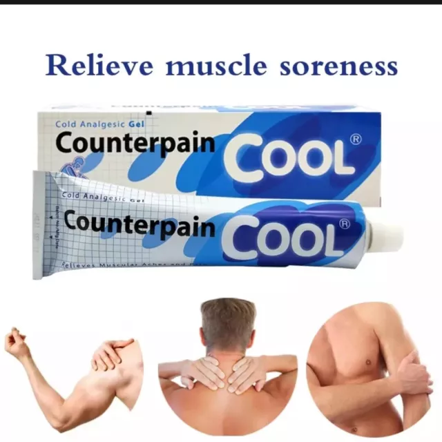 Counterpain Cool Relieves Muscular Aches And Pain Cold Analgesic Gel 3 x 120g