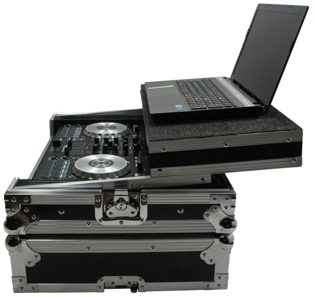 Harmony HCMINILT Flight Glide Laptop Stand Road DJ Custom Case Vestax VCI-380 3