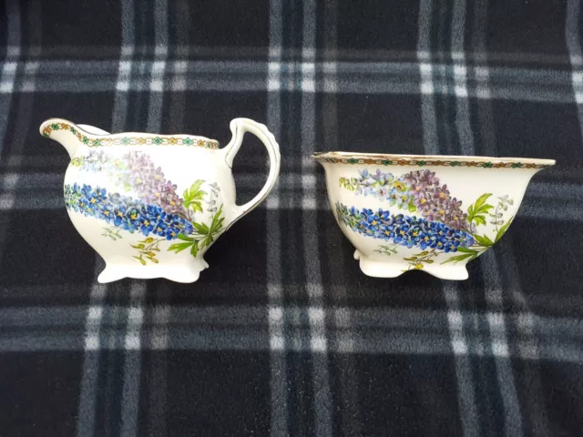 Vintage Royal Winton Grimwades Creamer & Sugar Bowl