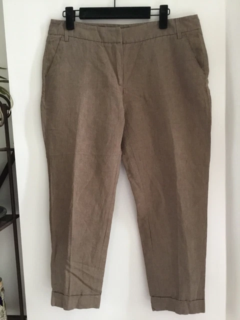 Pantalon Léger D'été Camaïeu - Lin Et Coton Blanc écru - Taille 38 - Neuf Avec étiquettes