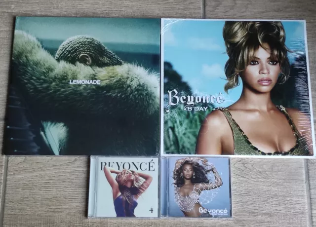 Beyonce - 2 vinyls + 2 cd (B'day / Lemonade / 4 / Dangerously in love)