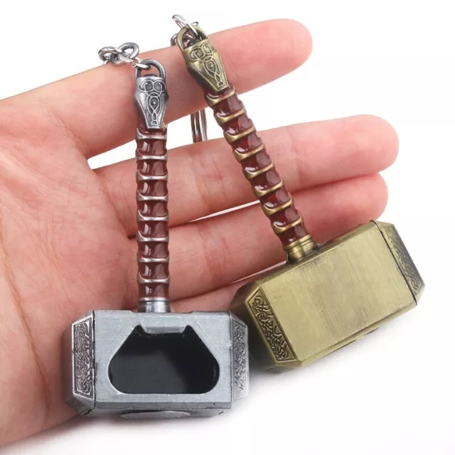 Marvel The Avengers Thor Thor's Hammer Bottle Opener Metal Keyring keychain