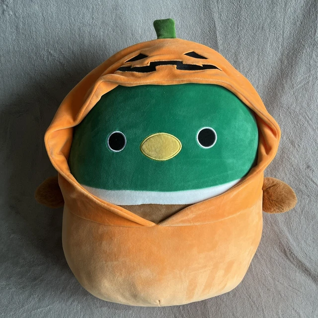 SQUISHMALLOWS AVERY DUCK Dressed As Pumpkin 16 Inch 40cm Halloween 2023