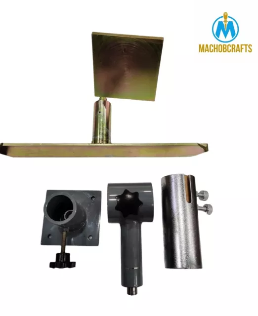 360 Deg Swivel Knife Makers Vise 150 mm long jaws with Anvils 125 x125 & 400 mm