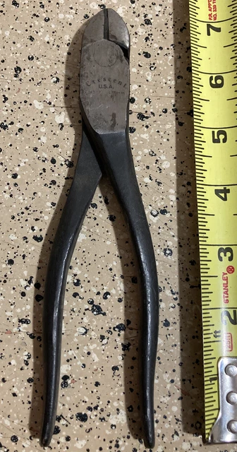 Vtg CRESCENT Brand USA 42-7 / 178mm  Heavy Duty Diagonal Cutting Pliers