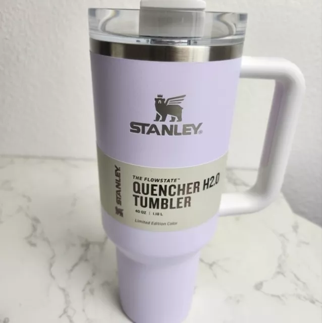 Stanley Adventure Quencher Tumbler 40 Oz Abalone Purple Retired Color RARE  NWOT