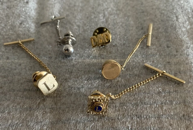 Tie Tacs Lot Ballou Gold Silver