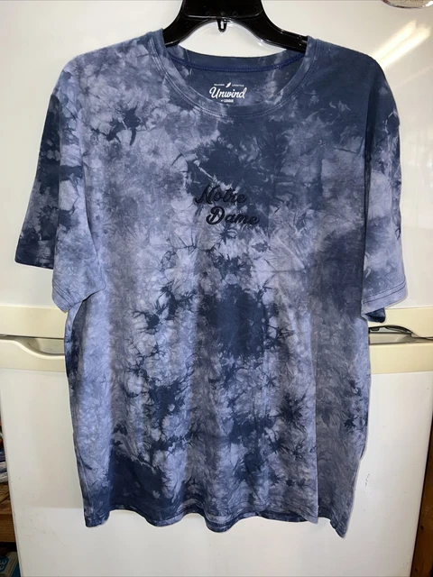 League Notre Dame University T Shirt Large Brand New Football college tie dye