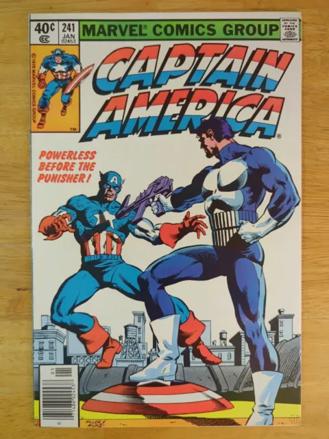 Captain America #241 - Marvel 1979 - Frank Miller Cover - 1st Cap Vs Punisher